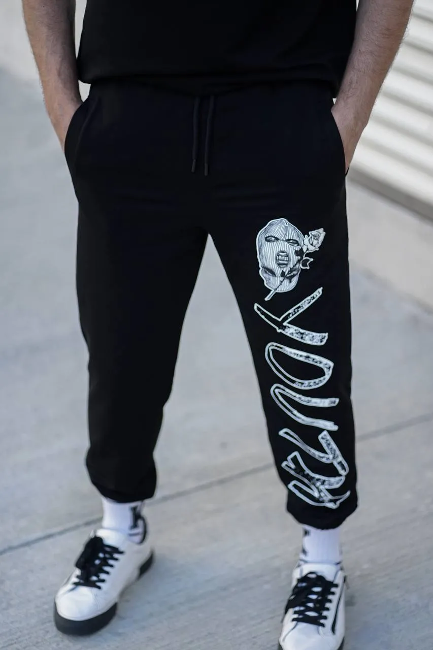 Sneakerjeans Black Gangsta Jogger Pant ES98