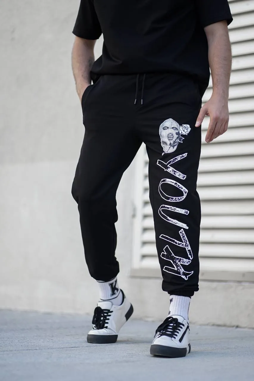 Sneakerjeans Black Gangsta Jogger Pant ES98