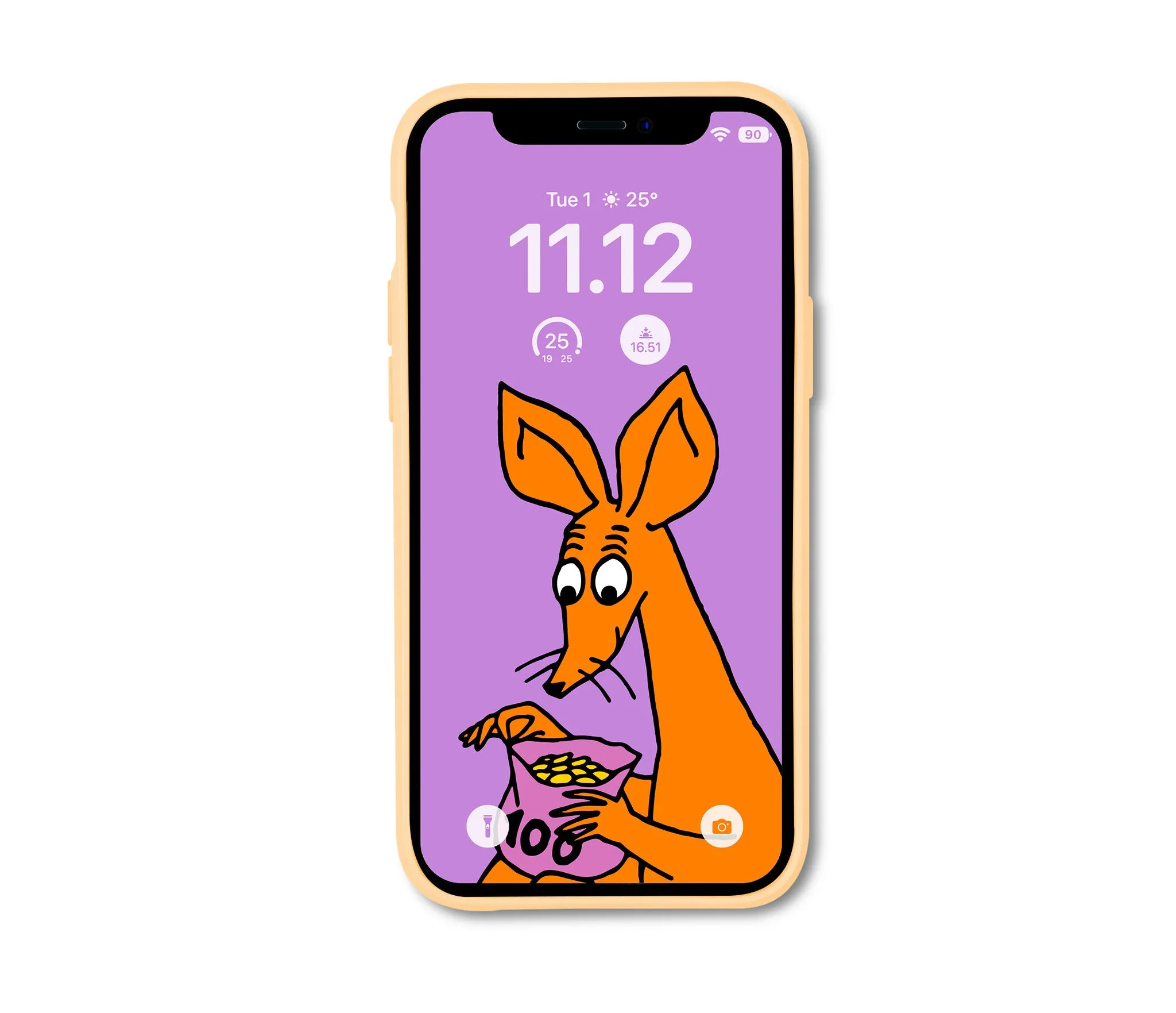 Sniffs' Business iPhone Case Biodegradeable - Beige