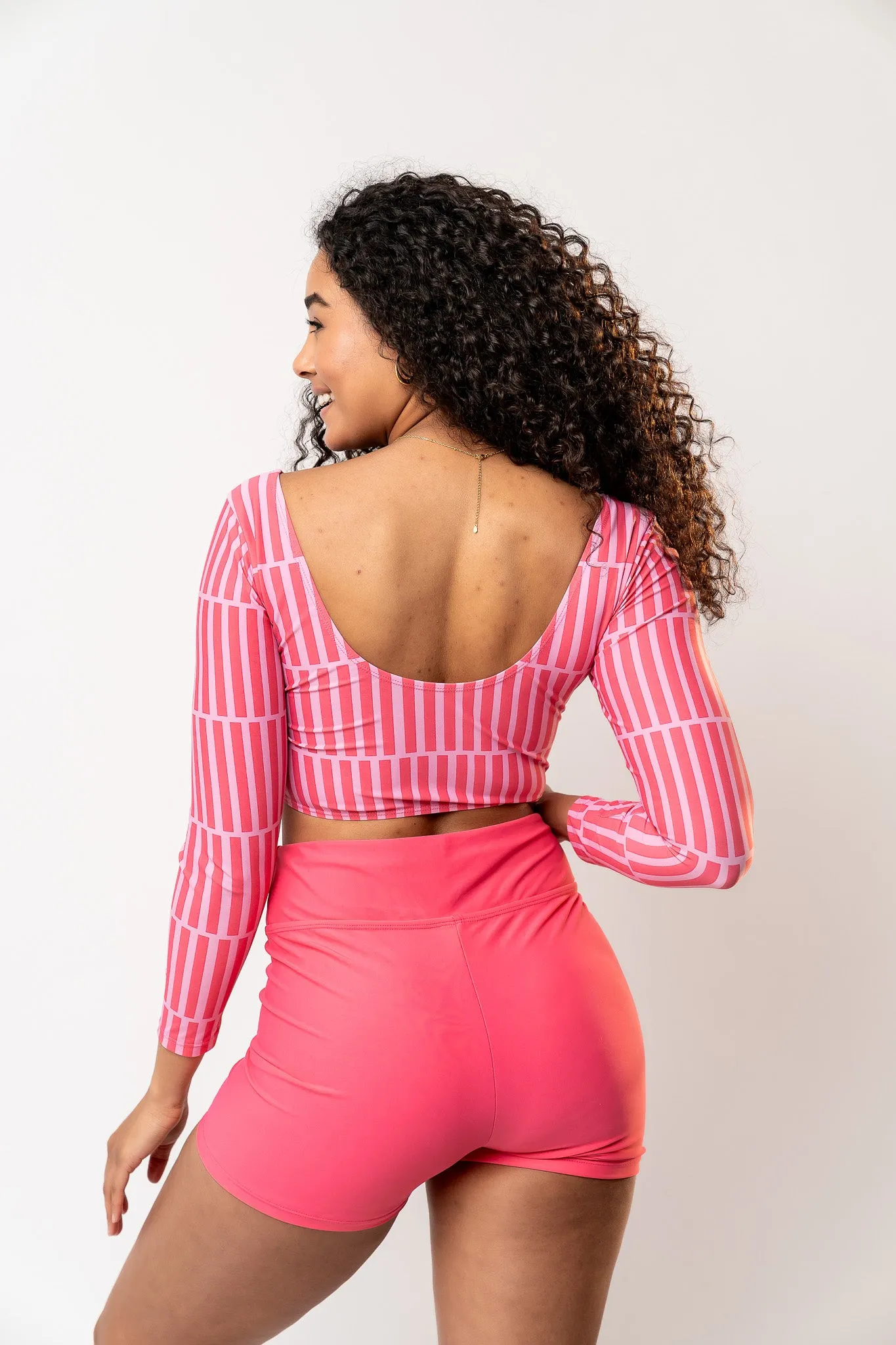 Surfer Top | Pink Stripe