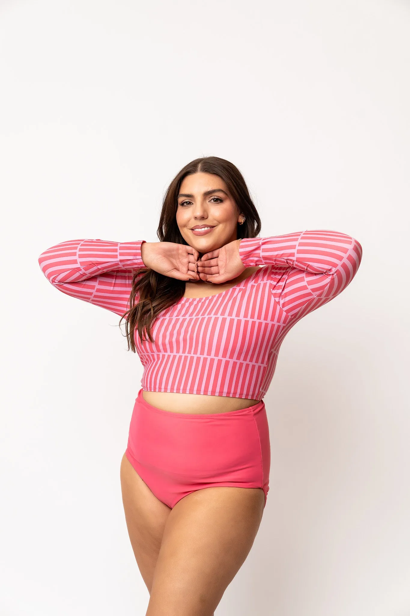 Surfer Top | Pink Stripe