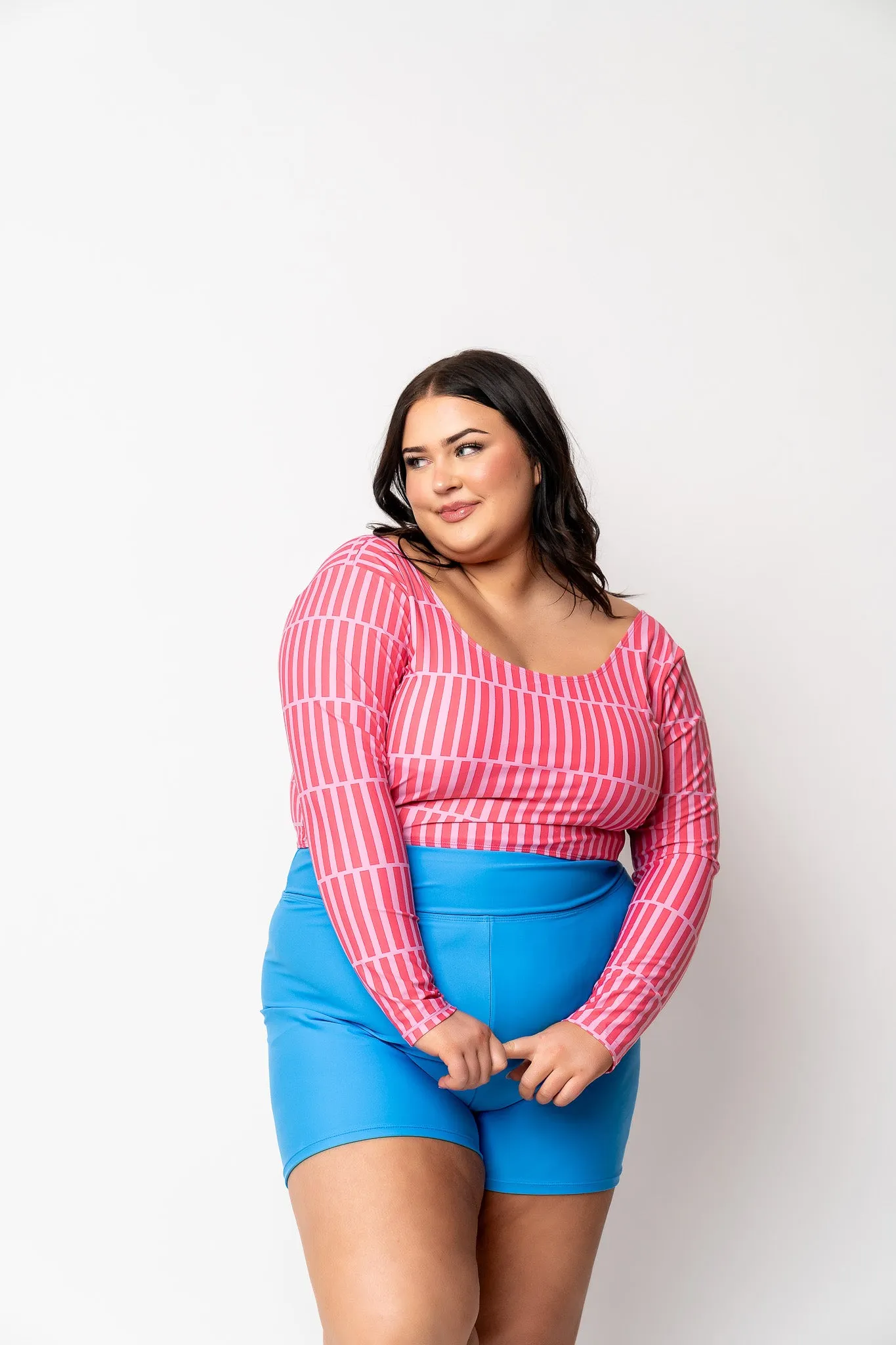 Surfer Top | Pink Stripe