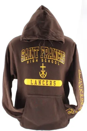 Sweatshirt, SAINT FRANCIS Cross & Anchor Silk Screen - Hooded Pullover, FINAL FEW