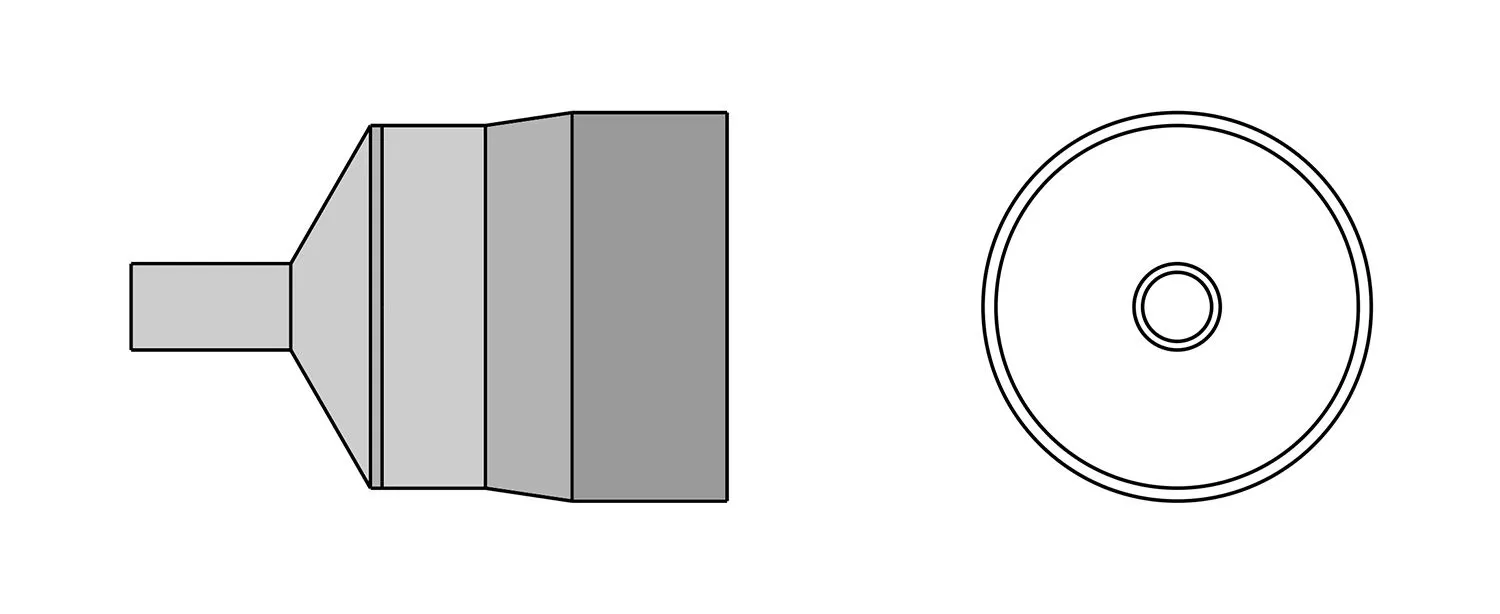 TNR 40 ROUND NOZZLE 4MM F. WTHA -Qty5