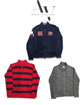 Tommy Hilfiger cable knit , sweatshirts,halfzippers