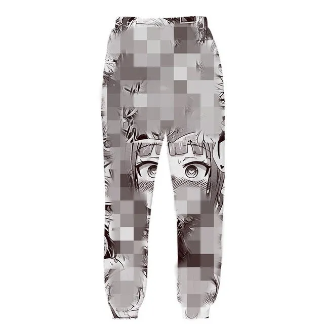 White Anime Camo Hoodie