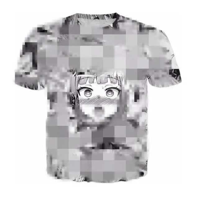 White Anime Camo Hoodie