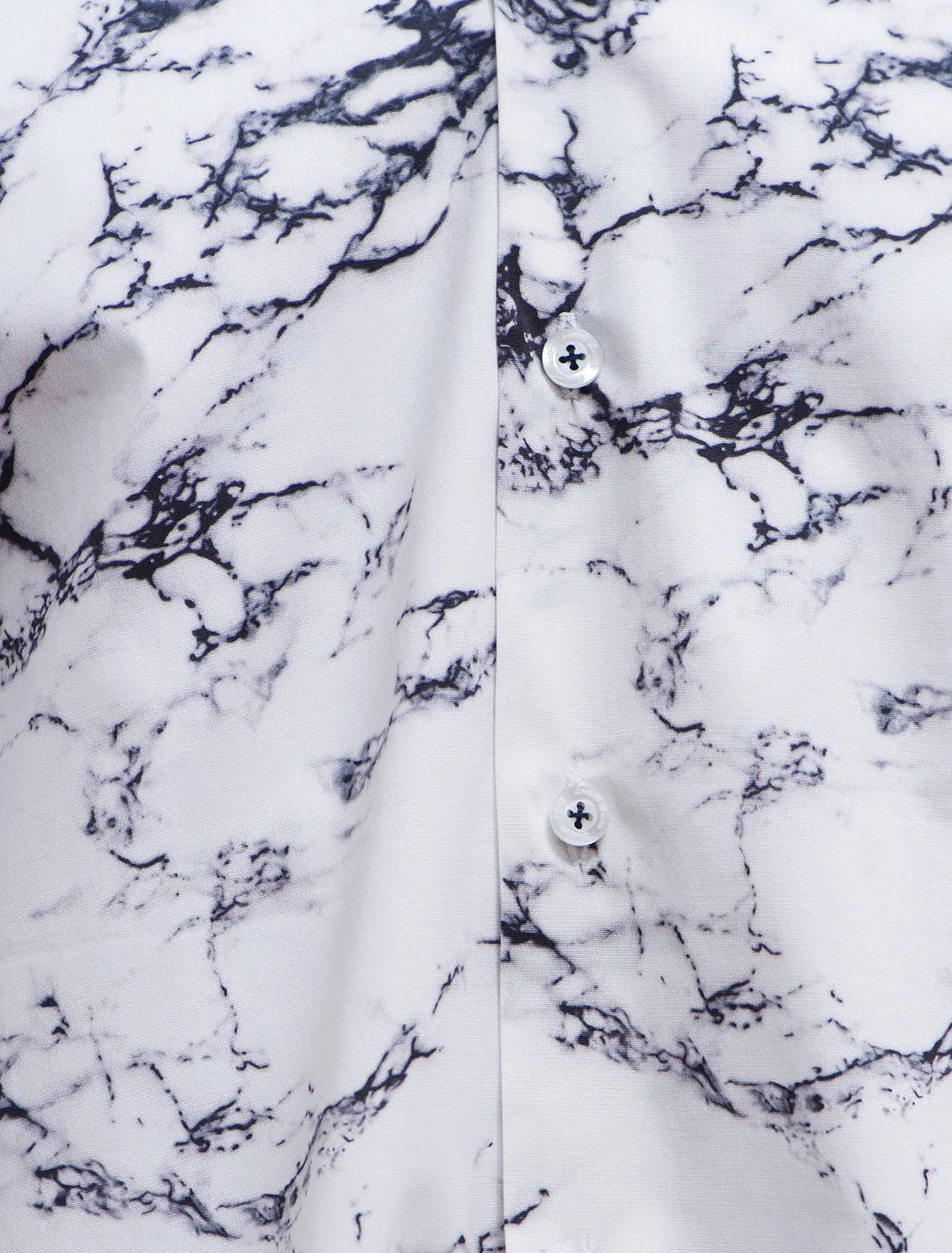 white marble print SHIRT