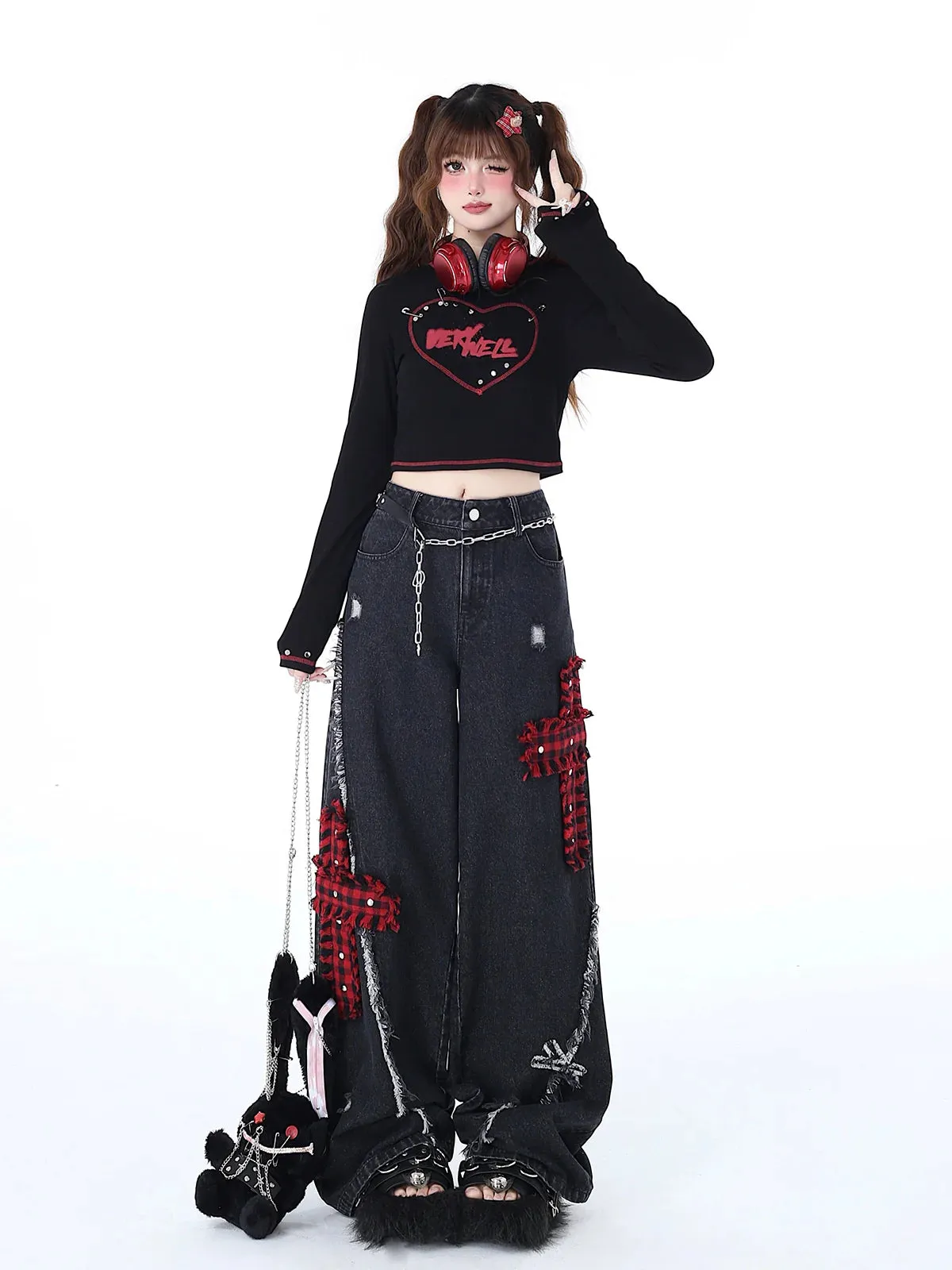 Wide Pants Street Diary Denim