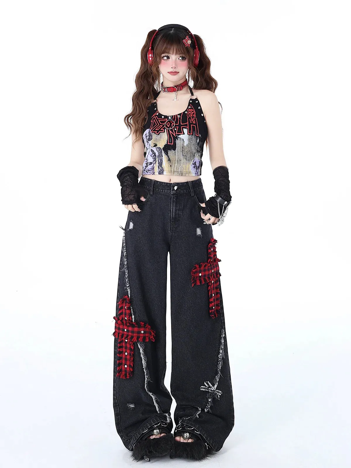Wide Pants Street Diary Denim