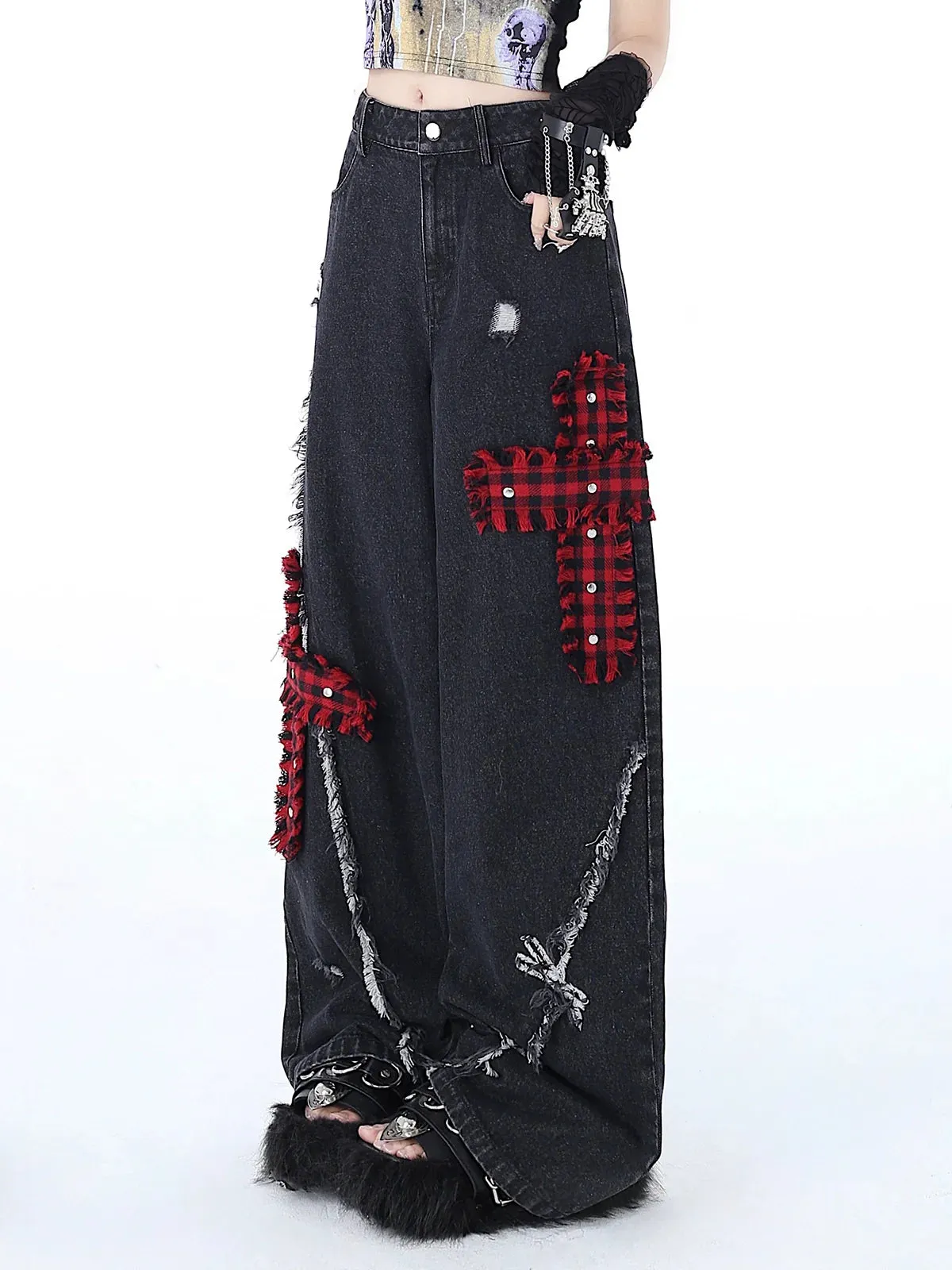 Wide Pants Street Diary Denim