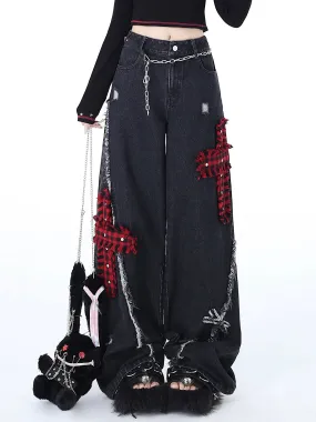 Wide Pants Street Diary Denim
